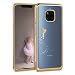 Produktbild kwmobile Hülle kompatibel mit Huawei Mate 20 Pro - Handyhülle - Handy Case Fee Gold Transparent