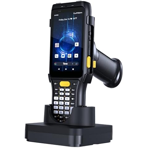 Tera P161 Android Barcode Scanner with Cradle Cover