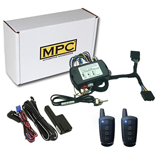 MPC Plug N Play Remote Starter for 2007-2011 Dodge Dakota |Gas| |Key to Start| with T-Harness - (2) Extended Range 4-Button 2-Way Remotes - Up to 1,500 ft