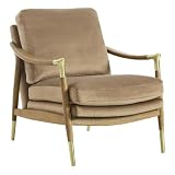 Modway Langford Stain-Resistant Performance Velvet Armchair &ndash; Mid Century Modern...
