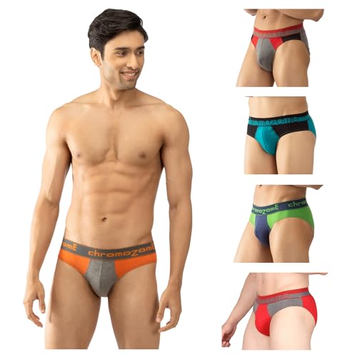 Image of Chromozome Mens Cotton Briefs (Pack of 5)