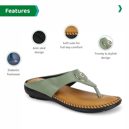 Image of ORTHO JOY Fancy doctor Slipper for women | Fancy Comfortable & Stylish Ortho Slipper for women