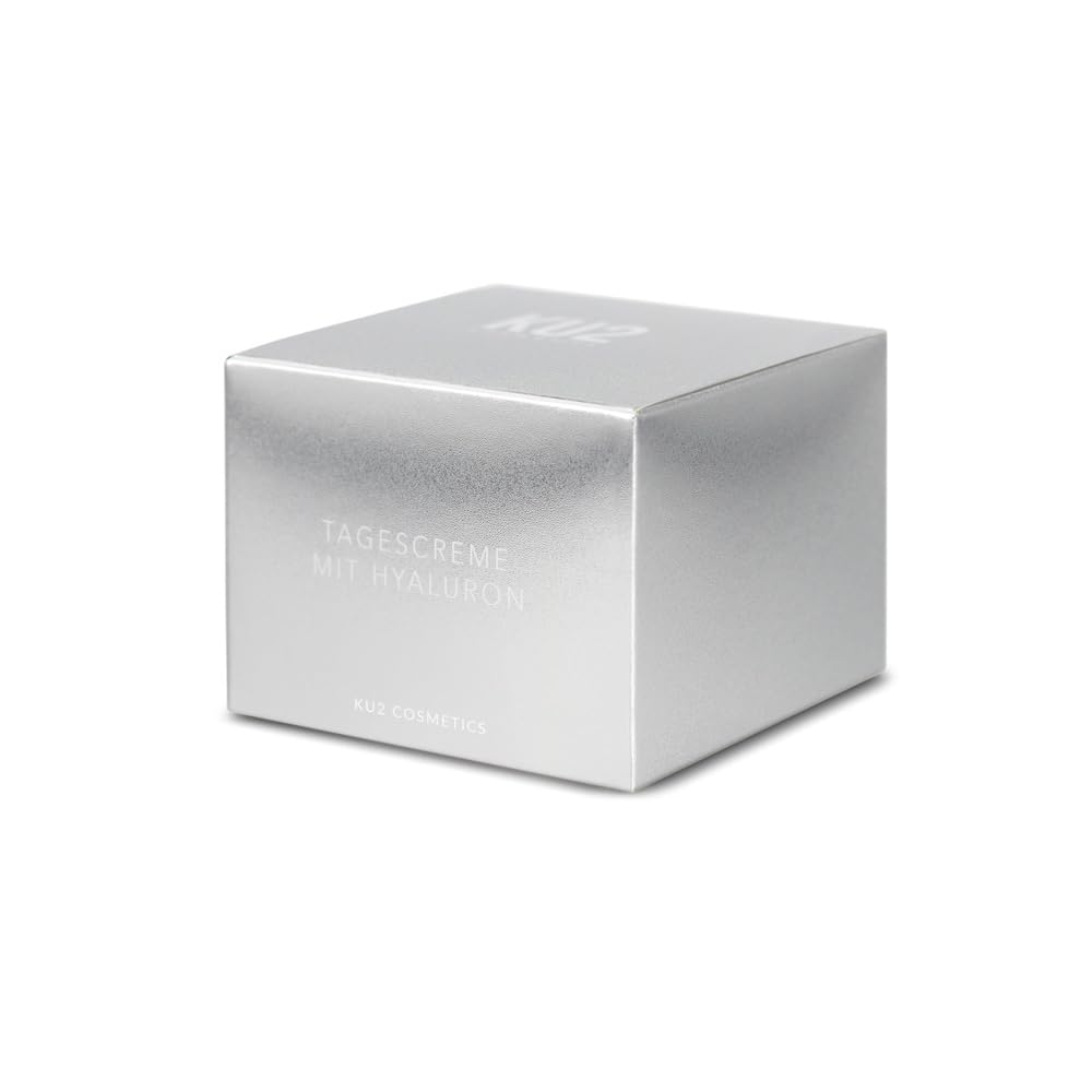 KU2 Cosmetics Hyaluron Tagescreme Gesicht, 50ml | Feuchtigkeitsspendende Gesichtspflege für glattere, prallere Haut, Gesichtscreme für Damen & Herren