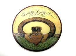 Claddagh Tempered Glass Cutting Board, Irish Birthday and Christmas Gift for Cooks, Round, 11 3/4 Inches, by Abbey Gift