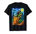 Cat T-Rex Bigfoot UFO Selfie T-Shirt