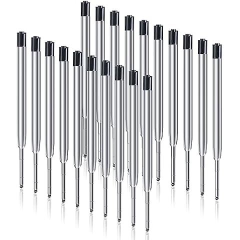 20pcs OFFCUP Black Ink Pen Refills Cover