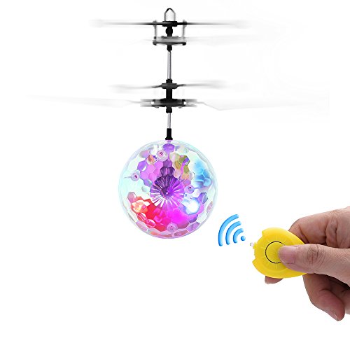 WECATION RC Flying Toy, Lightning Cable Children and Teenagers Infrared Induction Helicopter Toys