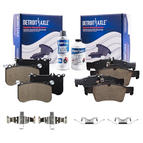 Image of Detroit Axle - Ceramic Brake Pads for 2012-2015 Mercedes-Benz CLS550 E550