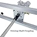Mixer Paint Agitator Stainless Steel，Pneumatic Agitator Stirring Industrial Shaker Clamp Barrel Mixer Air Agitator Paint Mix Tool，Pneumatic Agitator for Tank Mixing - 1000L Capacity, Vertica