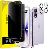 JETech – JETech Sichtschutz Schutzfolie für iPhone 17, 2+2 Stück