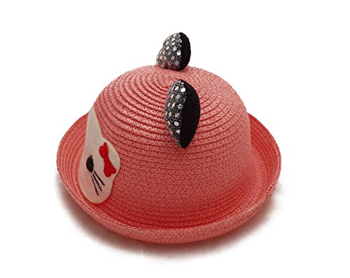 Image of VRITRAZ Baby Boy's and Girl's Kids Children Cute Printed Cartoon Gift Summer Fancy Dress Straw Fasion Hat Cap 1