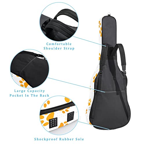 Hondank Housse de protection imperméable pour guitare acoustique Motif hiboux sur le kaki Épaisseur 1 cm, Multicolore 06… - Les Beatles, Paul McCartney, John Lennon, RIngo Starr, George Harrison Hondank Housse de protection imperméable pour guitare acoustique Motif hiboux sur le kaki Épaisseur 1 cm, Multicolore 06… – Image 4