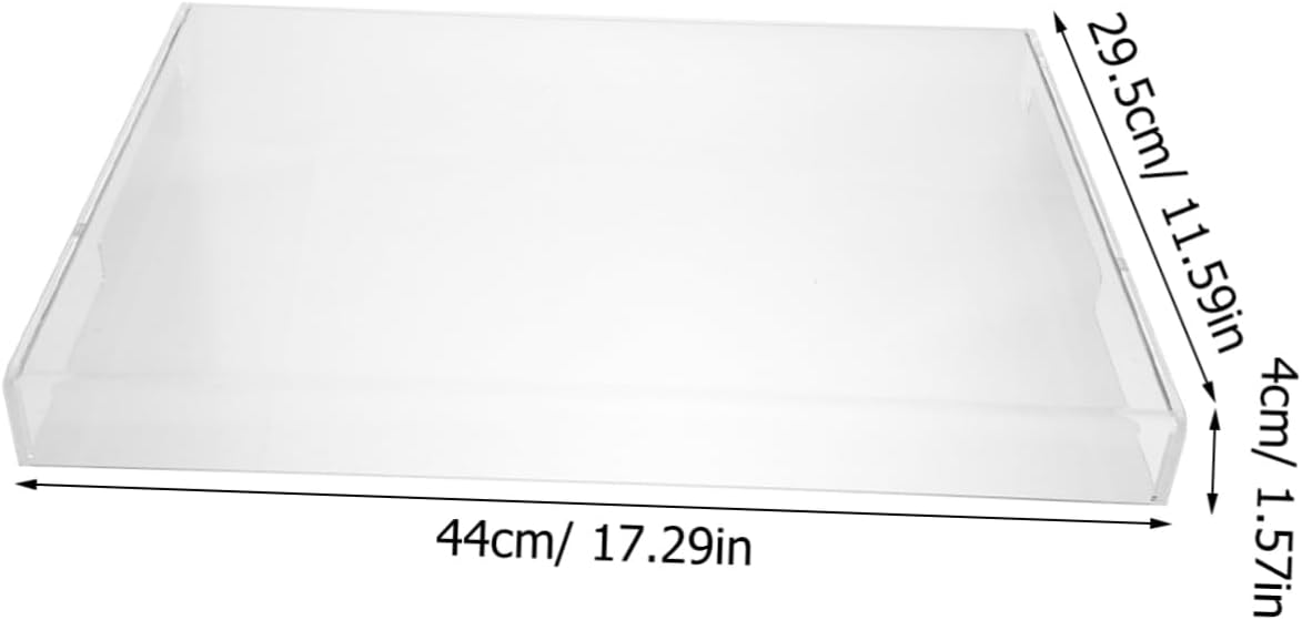 HOMSFOU Acrylic Keyboard Cover Transparent Protector for Laptop Keyboards Nonslip Design Slim Lightweight Fit for Uninterrupted Use and Liquid Spill