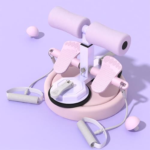 Máquina situp portátil con altura ajustable y soporte de pies para ejercicios 3