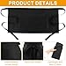 TLPCRKI Black Server Apron with 3 Pockets, Waterproof & Oil Resistant, Unisex, One Size Fits All