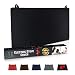 Larsic Stove Cover - Protects Electric Stove Washer Dryer Top. Anti-Slip Coating Waterproof, Ironing Mat, Stove Washer Dryer Gap, Foldable. Prevent Scratching, Expands Usable Space (28.5X20.5, Black)