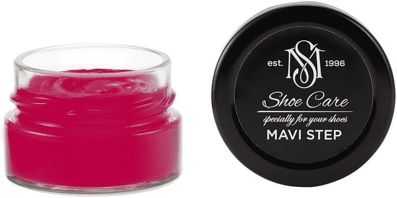 Universal Leather Dye - NCS S 1575-R10B Magenta Red - High Coverage Leather Paint for Shoes, Bags, Canvas & Sneakers by MAVI STEP - 0.34 fl oz / 10 ml