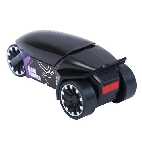 Image of SKOODLE Marvel Pull-Back Rider Bike for Kids (3+) | Black Panther Edition | Marvel-Inspired Toy Bikes | Sturdy Construction with Pull-Back Action | Black | Boosts Motor Skills & Imaginative Play