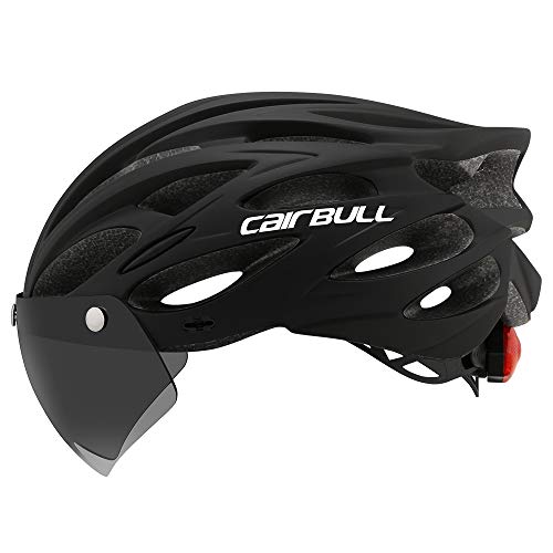 Cairbull CB-26 Casque pour vélo avec lampe pour la nuit M/L 2 Taille CB-26, Noir