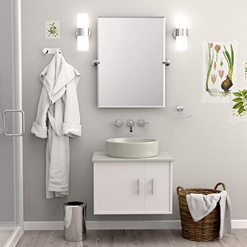 Gatco 1910, Modern Round Waste Basket, Chrome #TOP2