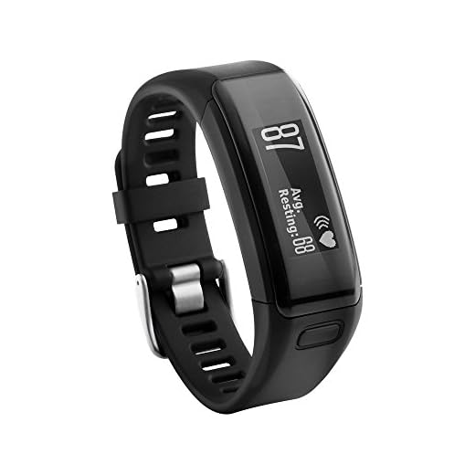 Garmin Vivosmart HR Banda,Replacement Soft Silicone Bracelet Strap Wristband For Garmin Vivosmart HR Pulsera Inteligente con Múltiples Modos De Deporte (Negro, Length: 230MM Width:21MM)