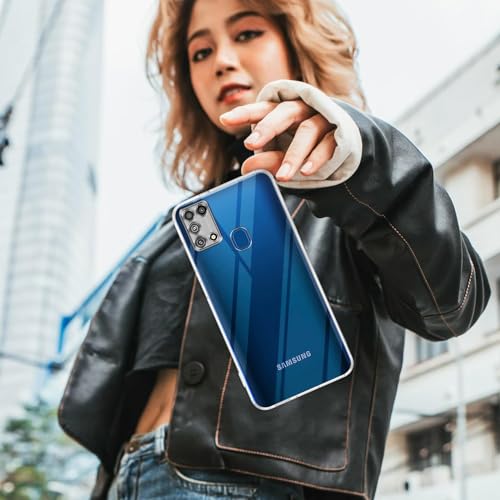 Image of Jkobi Back Cover for Samsung Galaxy M31 | M31 Prime (Silicone Clear Shockproof Case with Camera Protection | Soft and Flexible | Transparent)