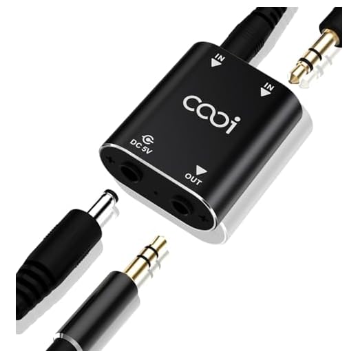 Cooidea 2 Channel Stereo Mini Audio Mixer