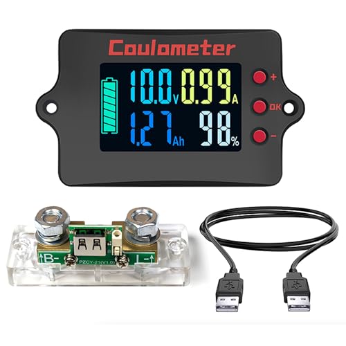 RQG Battery Monitor with Shunt and LCD Display