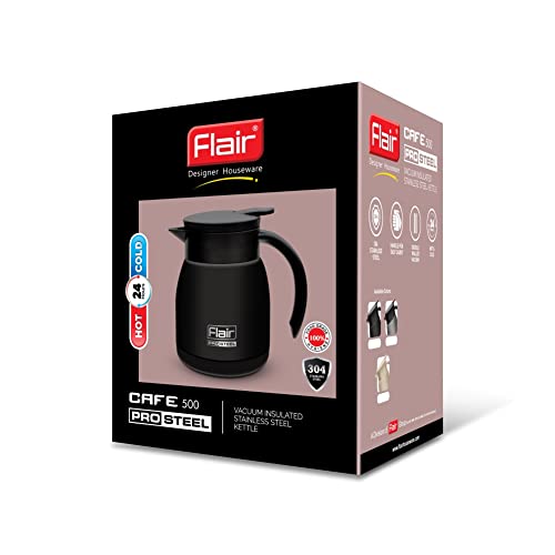 Image of Flair Cafe Vacuum Insulated Steel Kettle 500 ML (Gold)