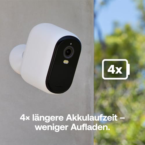 Arlo Essential 3 XL 2K Akku Überwachungskamera Aussen, WLAN, 3-Kamera-Set – Ansicht 2