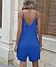 LILBETTER Spaghetti Strap Rompers for Women Fashion Shorts Jumpsuits 2026(Royal Blue, X-Large)