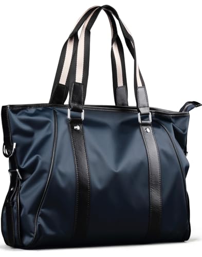 Xuan Wei Nylon Cowhide Briefcase