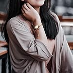 Diaofendi Petite Women's Easy Reader Watch, Analog Women Watch with Stainless Steel Expansion Band, Water Resistant - Image 5