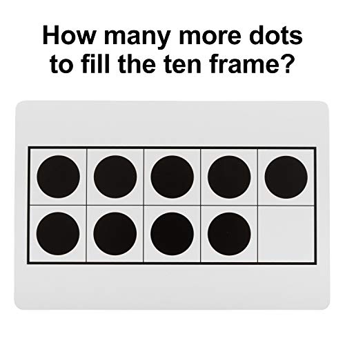 Learning Advantage Ten Frame & Dot Card Set - Math Manipulative - In-Home Learning - Math Game For Kids #TOP3