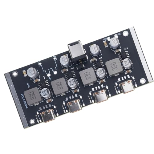 4 �|�[�g USB C �[�d���W���[�� 65W �p���[�R���o�[�^�[ �{�[�h�������s�p������M�^�C�v C �|�[�g