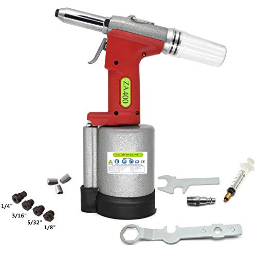 ZHONG AN Air Rivet Gun 1/4-inch Rivet Gun Heavy Duty Pneumatic Hydraulic Rivet