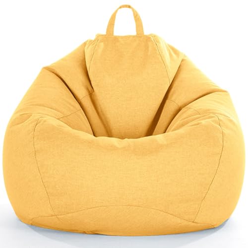 GWFBLID Sofa Puff Salon Moderno Sillon Puf Gigante XXL sin Relleno para Habitacion Juvenil o Adolescente Bean Bag Chair Gamer Puffs Infantiles de Diseño Gris Funda Lavable a Máquina