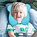 ZHOMA Baby Travel Pillow, Upgrade U-Shape Infant Pillow for Car Seat Pushchair and Stroller, Soft Comfortable Sleep Cushion for Kids Newborn and Toddler -Light Blue