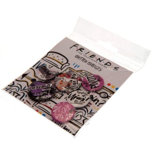 Friend Button Badge Set Doodle Official Merchandise