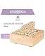 Baldini Aromastream Wood inkl. Holzkugeln – Natürlicher Diffuser ohne Wasser & Hitze – Für ätherische Öle – Elegantes Holzdesign – Mit LED-Stimmungslicht
