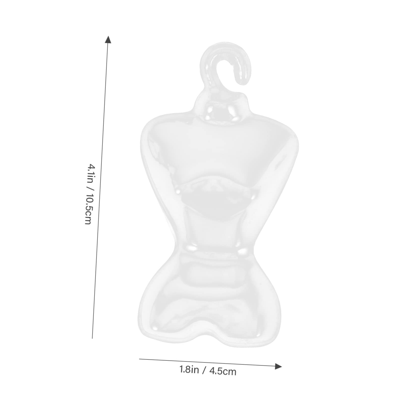 Unomor Doll Skirt Mannequin Hanger 100pcs Mini Hangers Chic and Adorable Dress Form for Boys and Girls