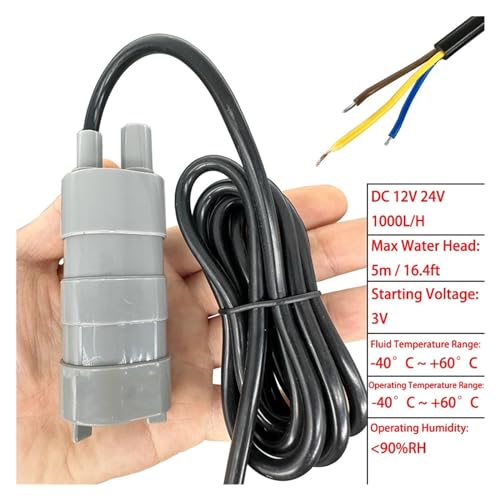 Pompe de surpression pour manque de pression d'eau chaude 12V brushless