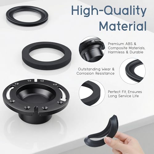 Vypart RV Toilet Seal and 3" Floor Flange Repair Kit, Fits Dometic 300/310/320 | Includes 385345892 Flange, 385311658 Flush Ball Seal & 385311652 Base Gasket, 3 in 1 Repair Kit by Vypart - Image 5