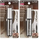 (Pack of 2) Maybelline Brow Precise Fiber Volumizer Mascara, 257 Medium Brown