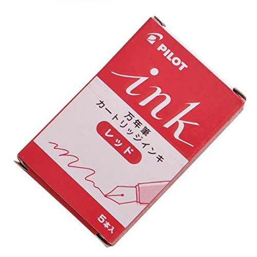 パイロット カートリッジインキ 5本入 IRF-5S-R [レッド] (万年筆