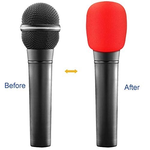 Thicked Handheld Microphone Windshields Microphone Windscreens Foam Covers-10 Colors
