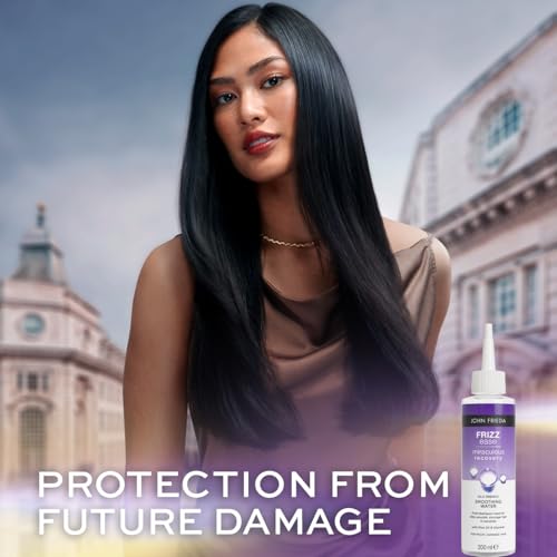John Frieda Miraculous Recovery Silk Drench Smoothing Water, Lamellar Water for Frizzy Hair 200ml, Purple, 200 ml (Pack of 1) - Image 4