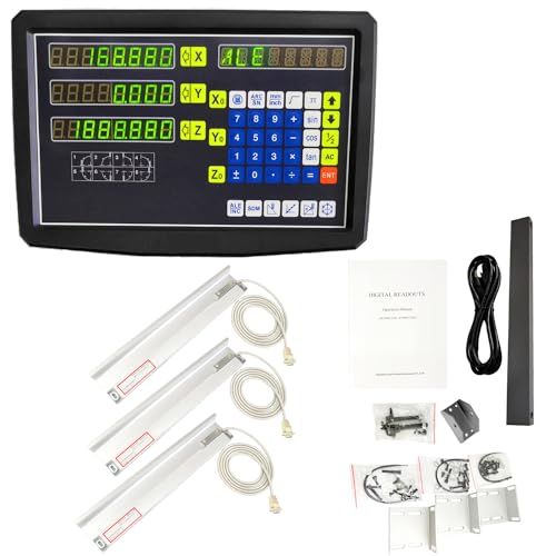 3 Axis Digital Readout & TTL Precision Linear Glass Scale miniatura 1
