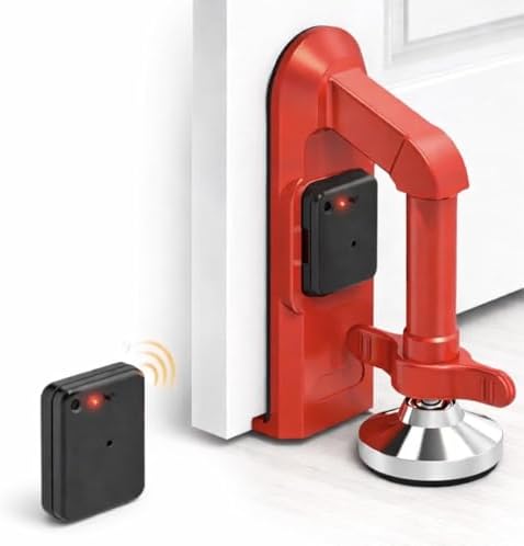 SecureStop Portable Door Lock with Alarm – Travel Door Stop Secur...