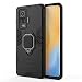 Produktbild TANYO Hülle für vivo X51 5G, Schutzhülle TPU/PC Handyhülle mit Ständer, Stoßfest Bumper Armor Case Hybrid Cover Schwarz